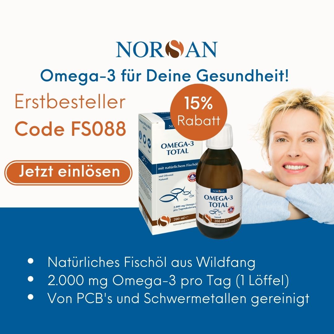 Omega 3 Mangel Symptome beheben mit Produkten von Norsan